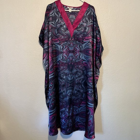 Jessica Long Caftan By Winlar Size One Size Fits Most - Picture 4 of 10
